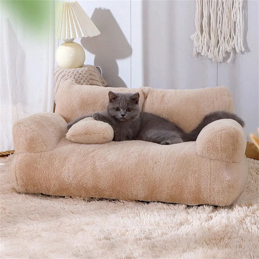 Cozy Plush Pet Sofa Bed TailTalker.com